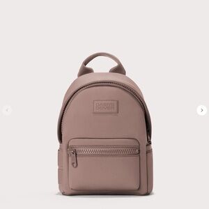 Dagne Dover Dakota Neoprene Backpack Small Dune Mauve Brown Handbag Purse